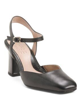 NATURALIZER PREMIUM Wide Leather Frankie Dress Heels